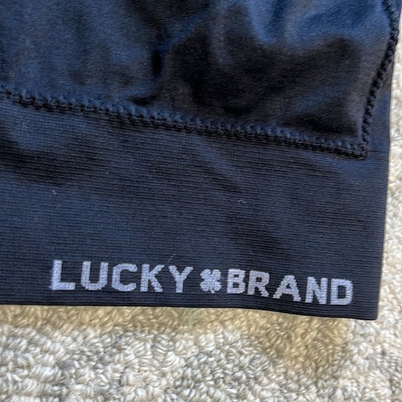 𝅺lucky Brand Sports Bra Black Medium - Picture 2 of 4